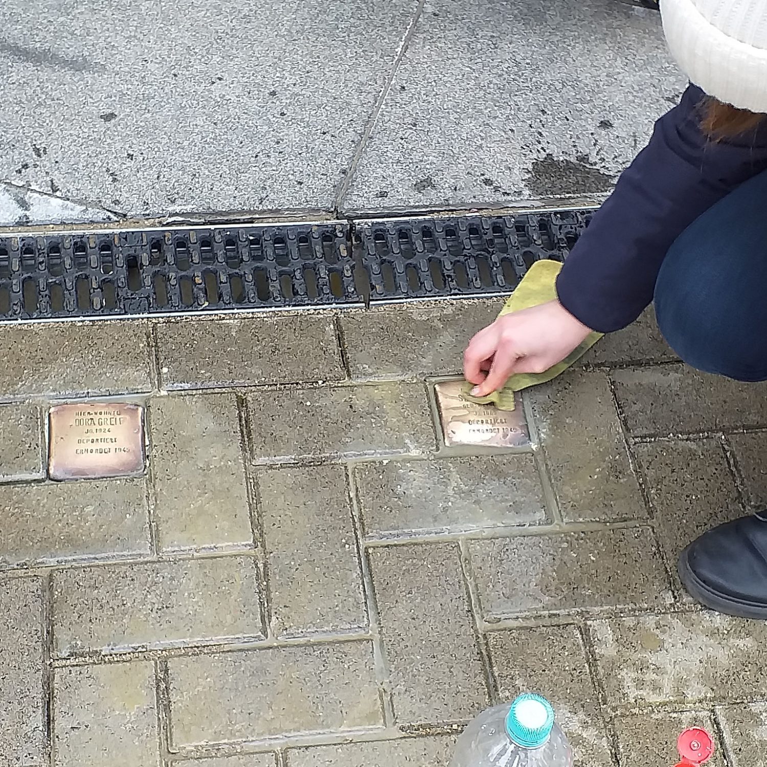 Stolpersteine - Erinnerungen werden gepflegt